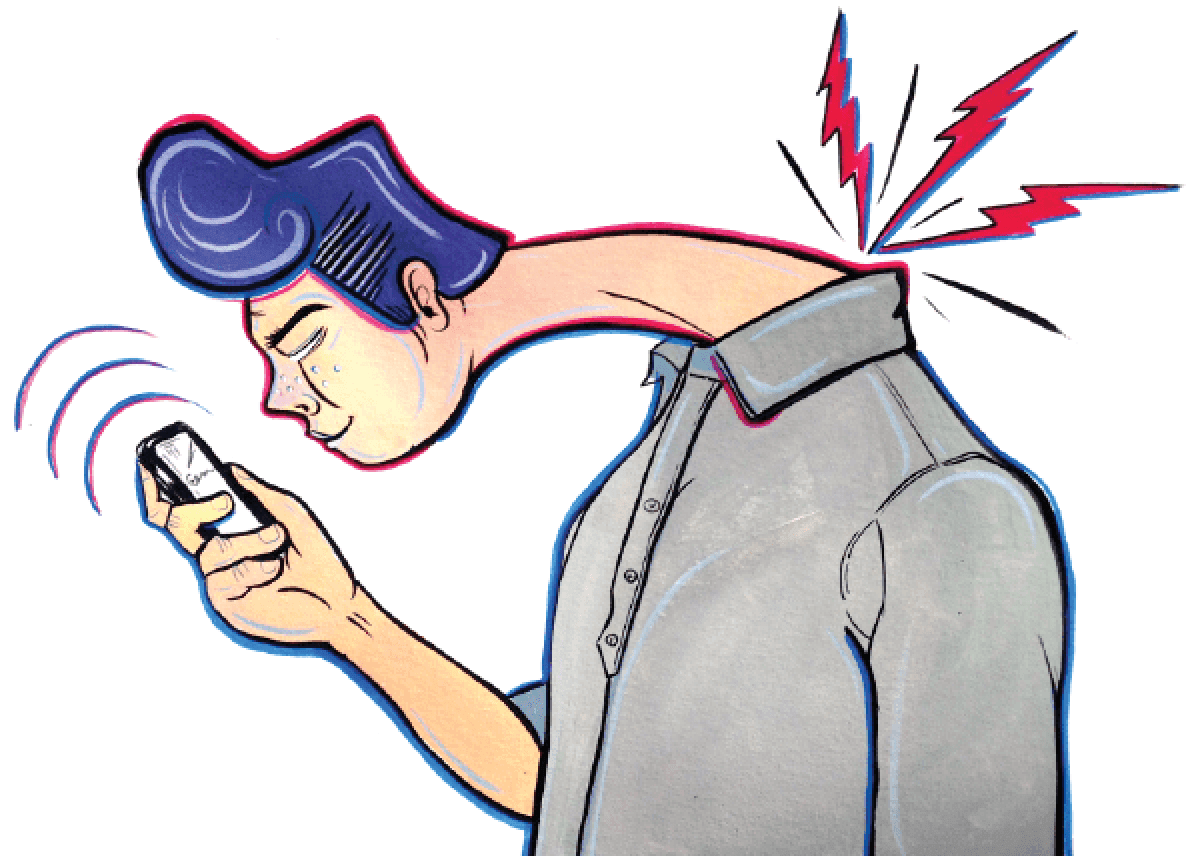 Text Neck: Pain & Damage From Texting: Chiropractor Advice